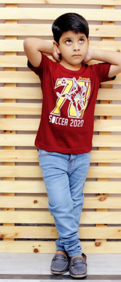 Graphic Printed Basic T-Shirt 001