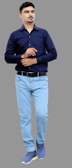 BR Deep Sky Blue Slim fit jeans