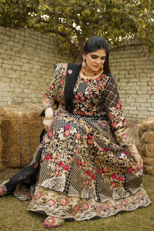 BLACK Rose Maxi Embroidery - Image 2