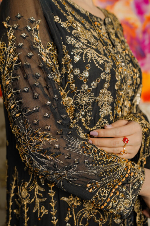 GOWN BLACKWOOD CRINKLE CHIFFON - Image 3