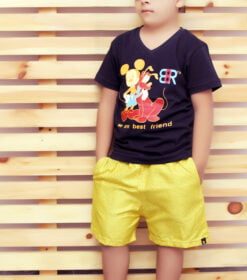 Mickey Mouse and Pluto Graphic T-Shirt