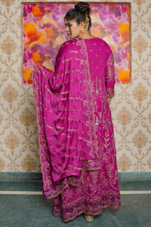 Bellisma Magenta Gown - Image 3