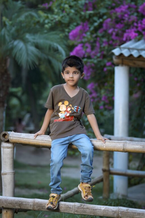Mickey Mouse and Pluto Graphic T-Shirt