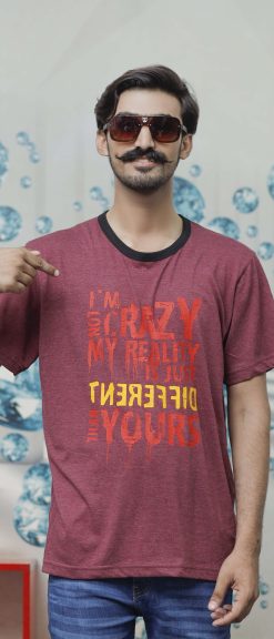 T-Shirt SLOGAN PRINT IM NOT CRAZY