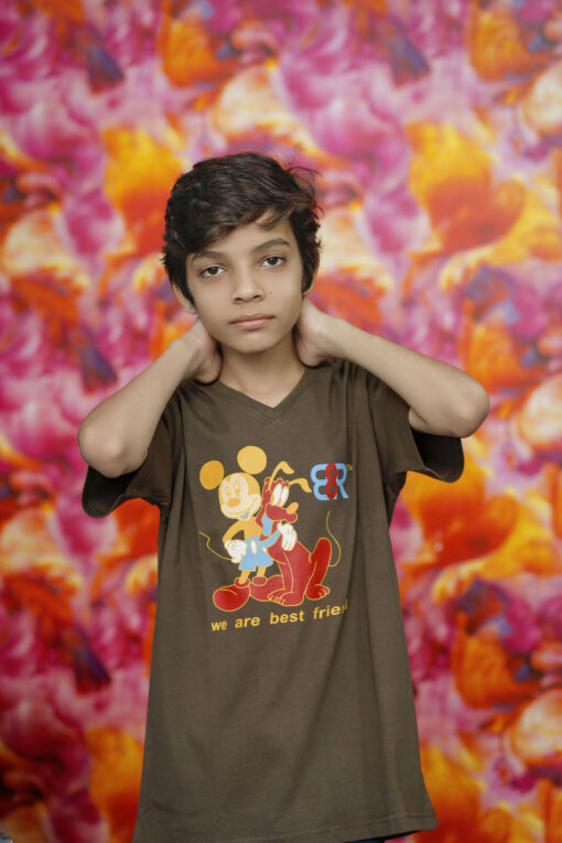 Mickey Mouse and Pluto Graphic T-Shirt - Image 3