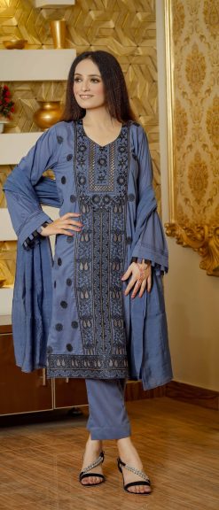 Embroidery Lawn-BR800407