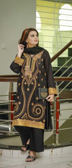 Embroidery Lawn-BR800401-A