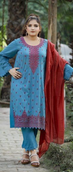 Embroidery Lawn-BR800418