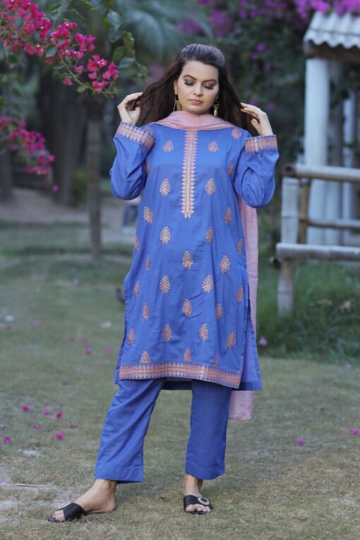 Embroidery Lawn-BR800402-C