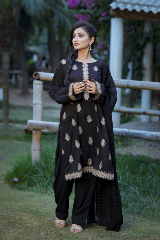 Embroidery Lawn-BR800402-B
