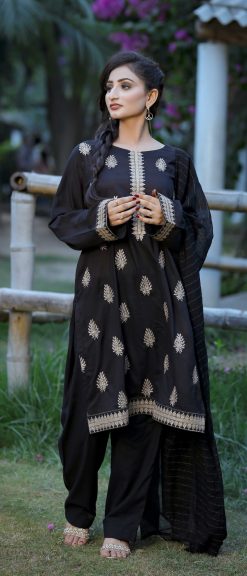 Embroidery Lawn-BR800402-B