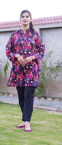 Digital Print Lawn Dress-BR8016