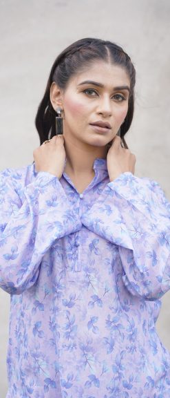 Digital Print Lawn Dress-BR8019