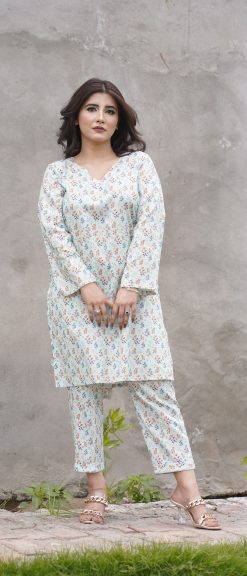Digital Print Lawn Dress-BR8017