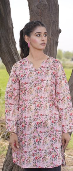 Digital Print Lawn Dress-BR8025
