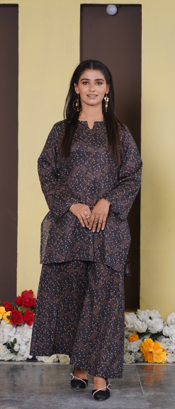 Digital Print Lawn Dress-BR8006