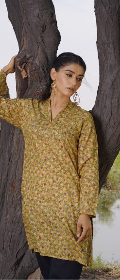 Digital Print Lawn Dress-BR8022